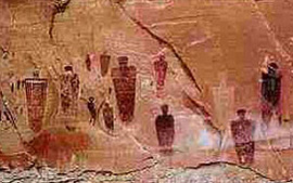 Peintures rupestres d'Aborigne de plus de 5000 ans, Australie